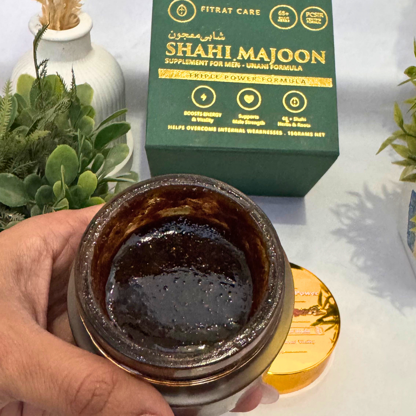 Shahi Majoon Energy Booster | 68+ Herbs Unani Formula | Shilajit, Saffron & Honey | PCSIR Certified | 200g