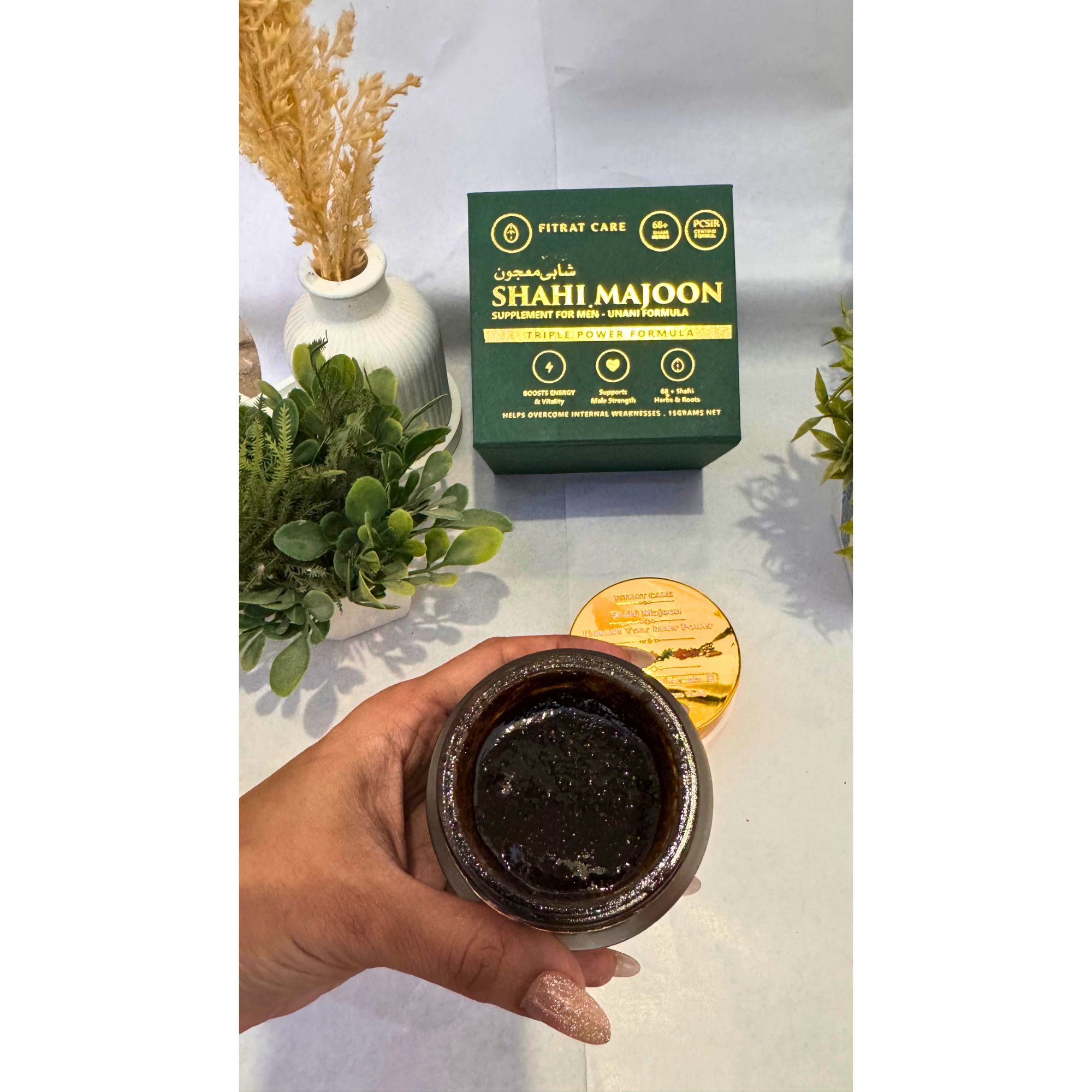 Shahi Majoon Energy Booster | 68+ Herbs Unani Formula | Shilajit, Saffron & Honey | PCSIR Certified | 200g