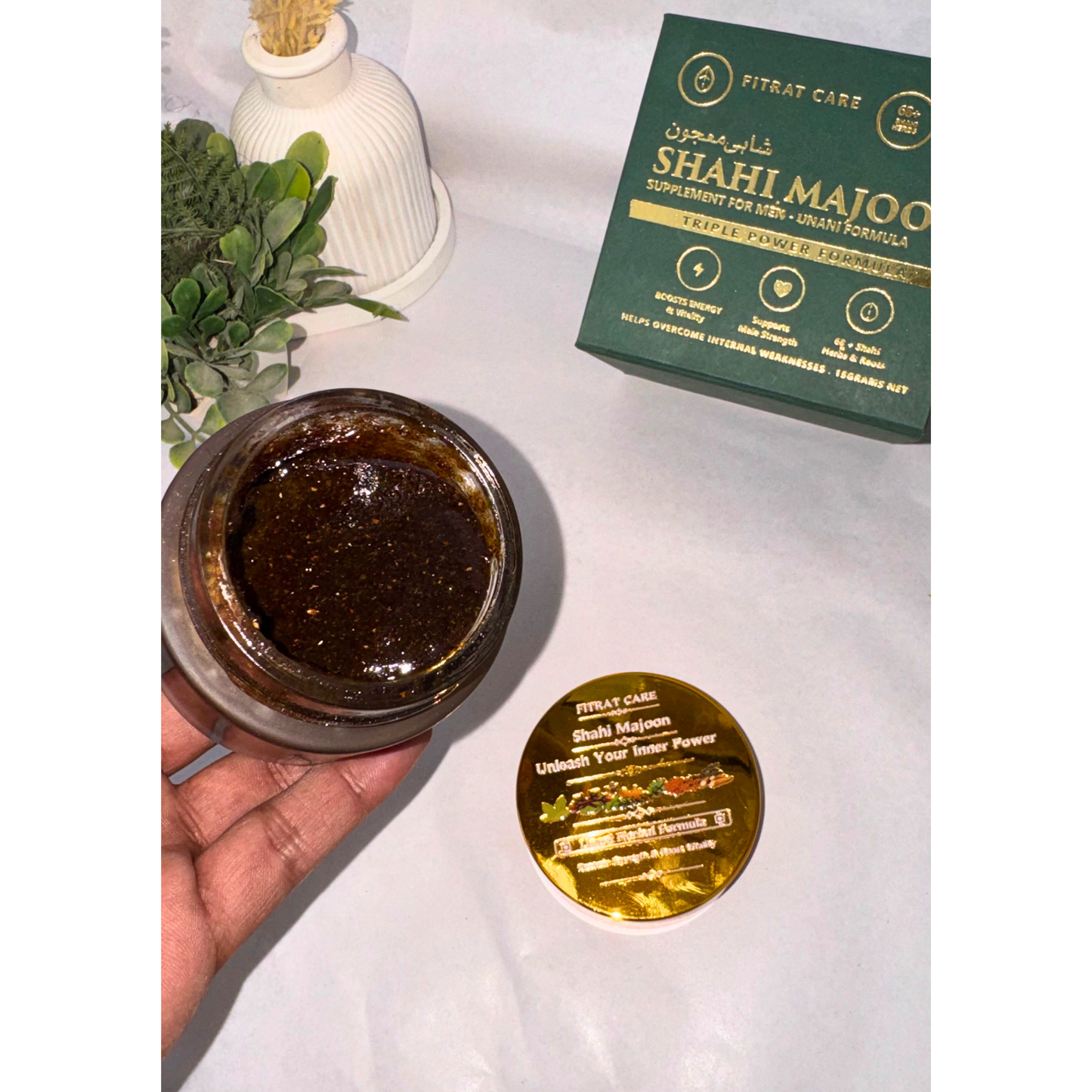 Shahi Majoon Energy Booster | 68+ Herbs Unani Formula | Shilajit, Saffron & Honey | PCSIR Certified | 200g