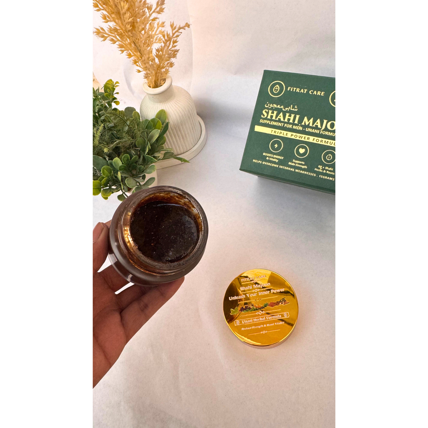 Shahi Majoon Energy Booster | 68+ Herbs Unani Formula | Shilajit, Saffron & Honey | PCSIR Certified | 200g