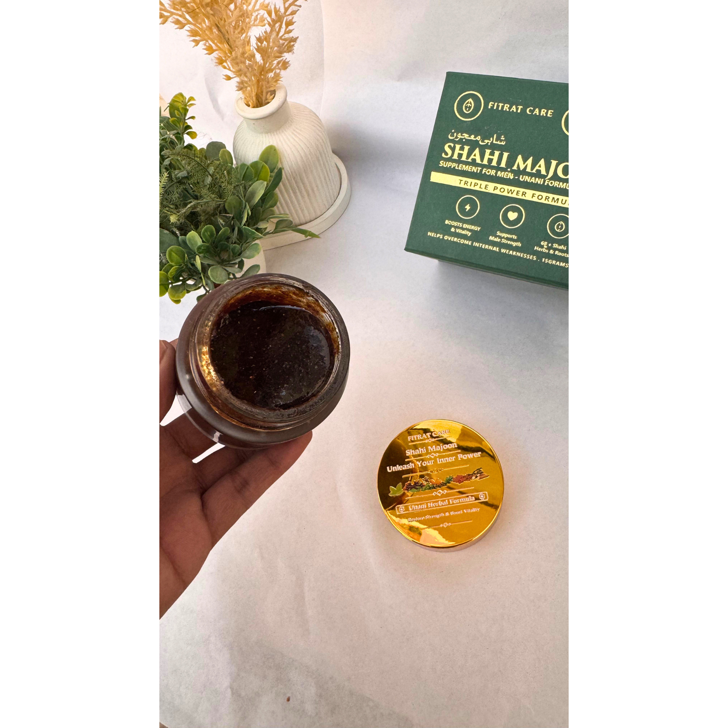 Shahi Majoon Energy Booster | 68+ Herbs Unani Formula | Shilajit, Saffron & Honey | PCSIR Certified | 200g